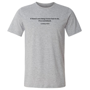 Lindsey Vonn Men's Cotton T-Shirt | 500 LEVEL