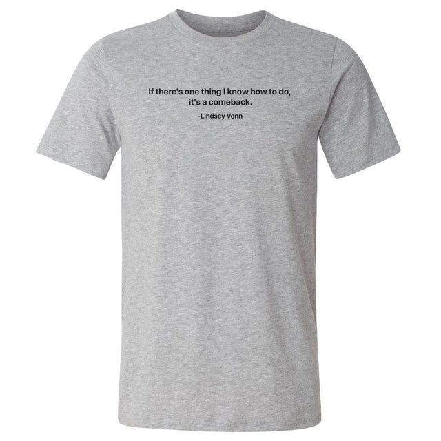 Lindsey Vonn Men's Cotton T-Shirt | 500 LEVEL