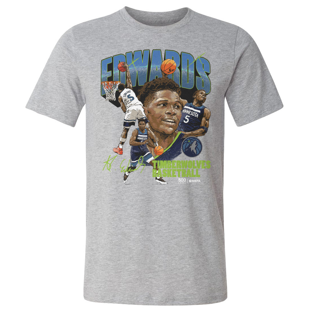 Anthony Edwards Men's Cotton T-Shirt | 500 LEVEL