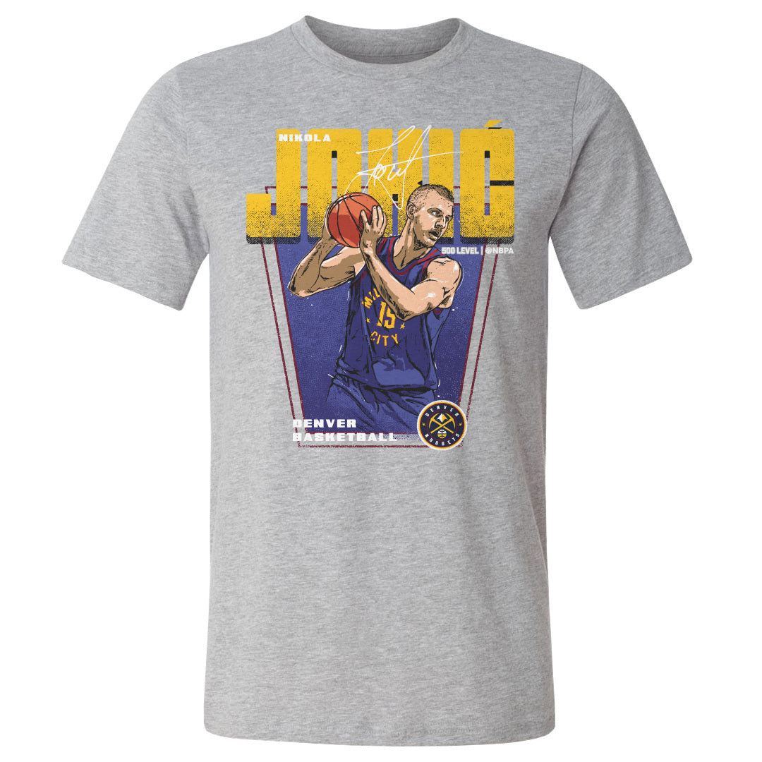 Nikola Jokic Men's Cotton T-Shirt | 500 LEVEL