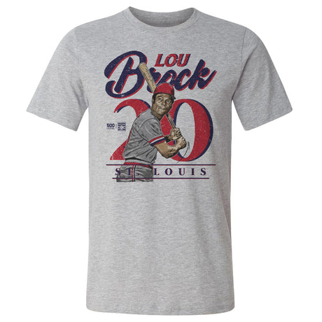 Lou Brock Men's Cotton T-Shirt | 500 LEVEL