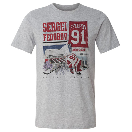 Sergei Fedorov Men's Cotton T-Shirt | 500 LEVEL