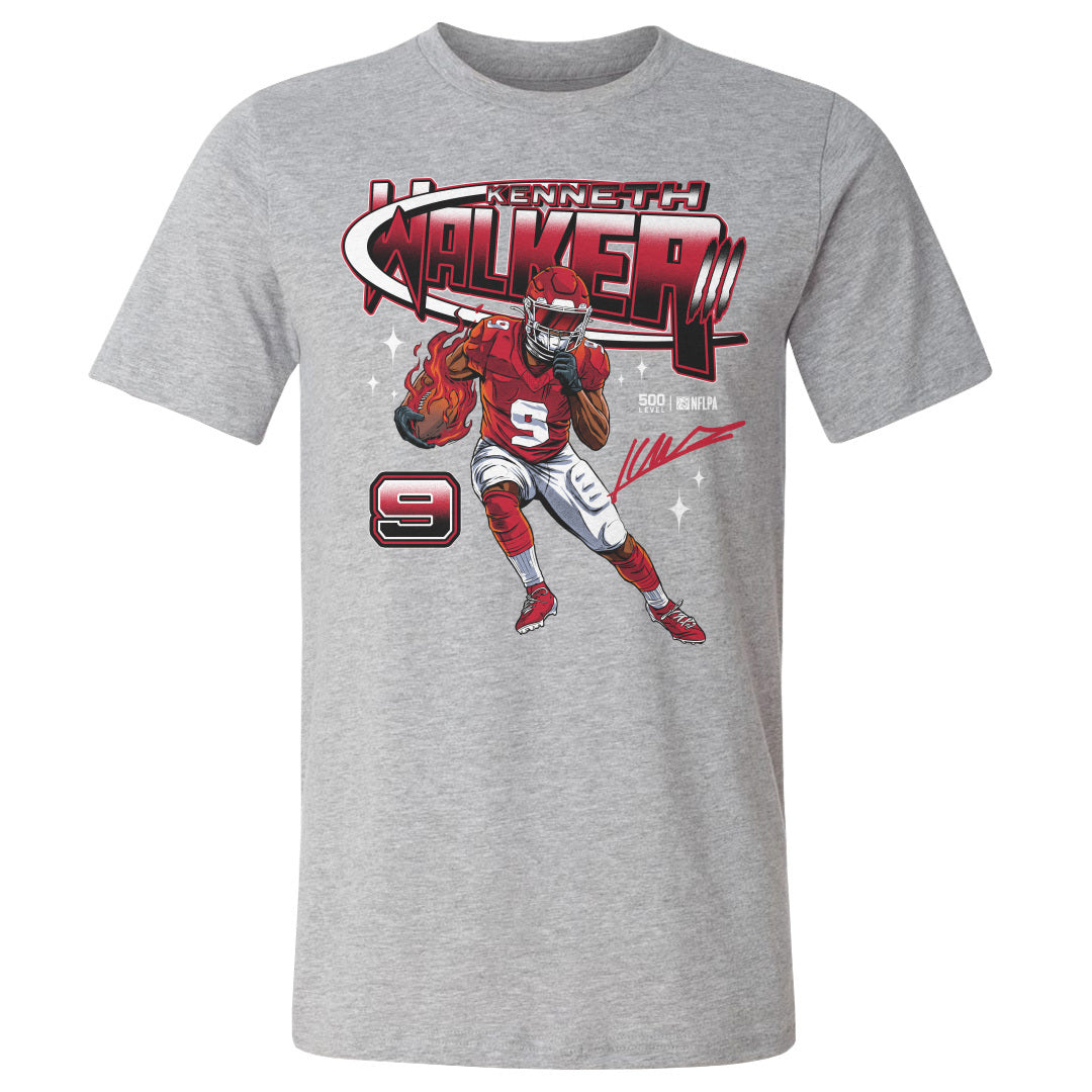 Kenneth Walker III Men's Cotton T-Shirt | 500 LEVEL