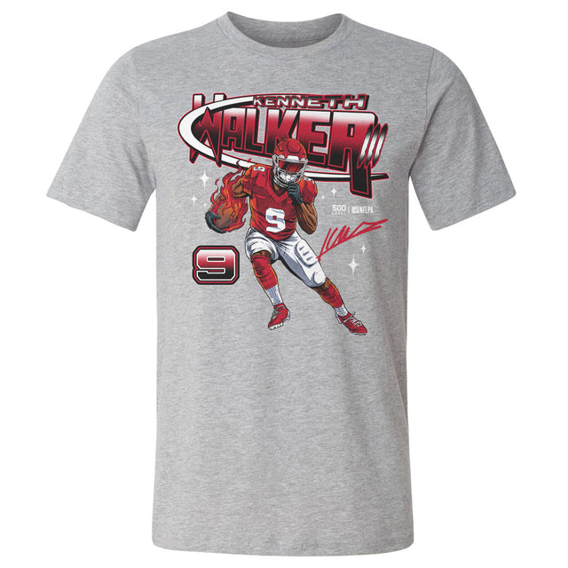 Kenneth Walker III Men's Cotton T-Shirt | 500 LEVEL