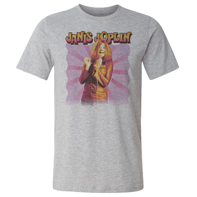 Janis Joplin Men's Cotton T-Shirt | 500 LEVEL