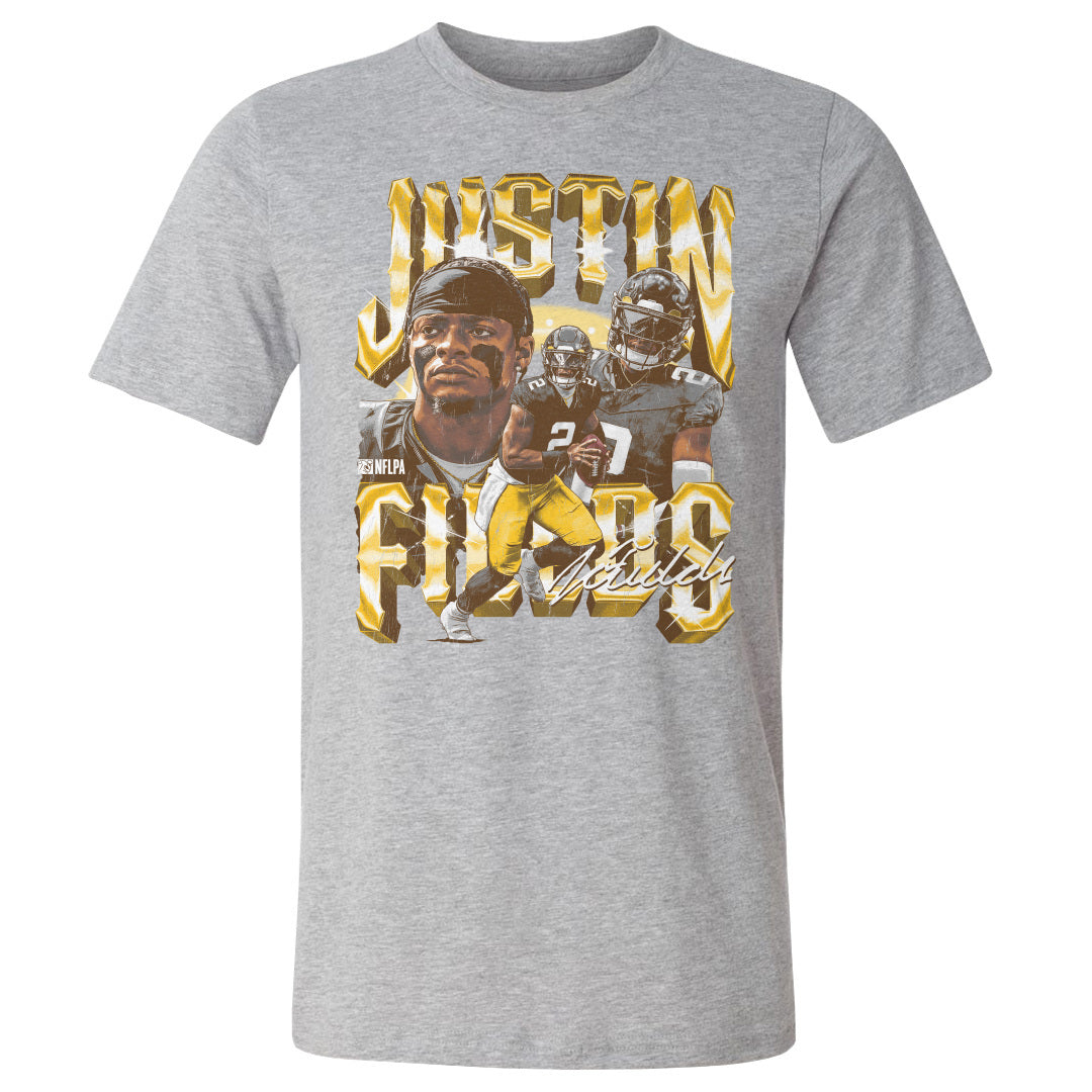 Justin Fields Men&#39;s Cotton T-Shirt | 500 LEVEL