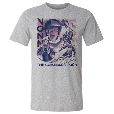 Lindsey Vonn Men's Cotton T-Shirt | 500 LEVEL