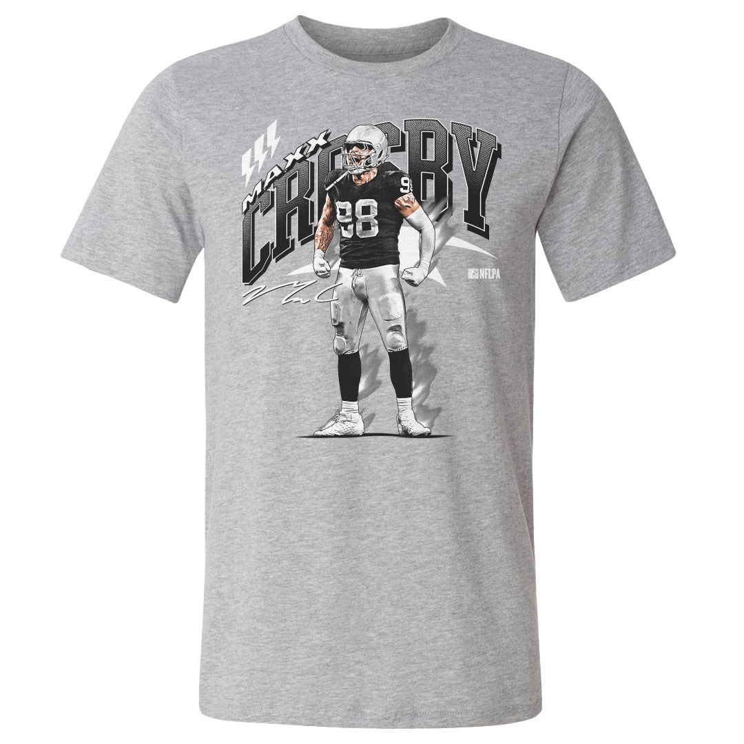 Maxx Crosby Men's Cotton T-Shirt | 500 LEVEL