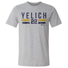 Christian Yelich Men's Cotton T-Shirt | 500 LEVEL