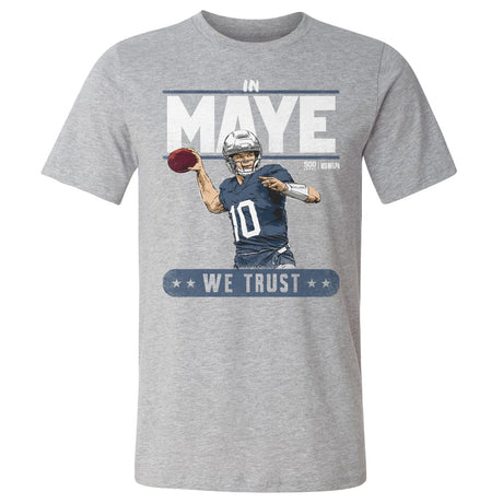 Drake Maye Men's Cotton T-Shirt | 500 LEVEL