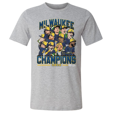 Milwaukee Baseball Men's Cotton T-Shirt | 500 LEVEL