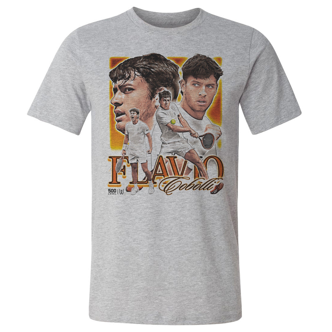 Flavio Cobolli Men's Cotton T-Shirt | 500 LEVEL
