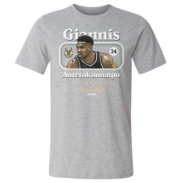 Giannis Antetokounmpo Men's Cotton T-Shirt | 500 LEVEL