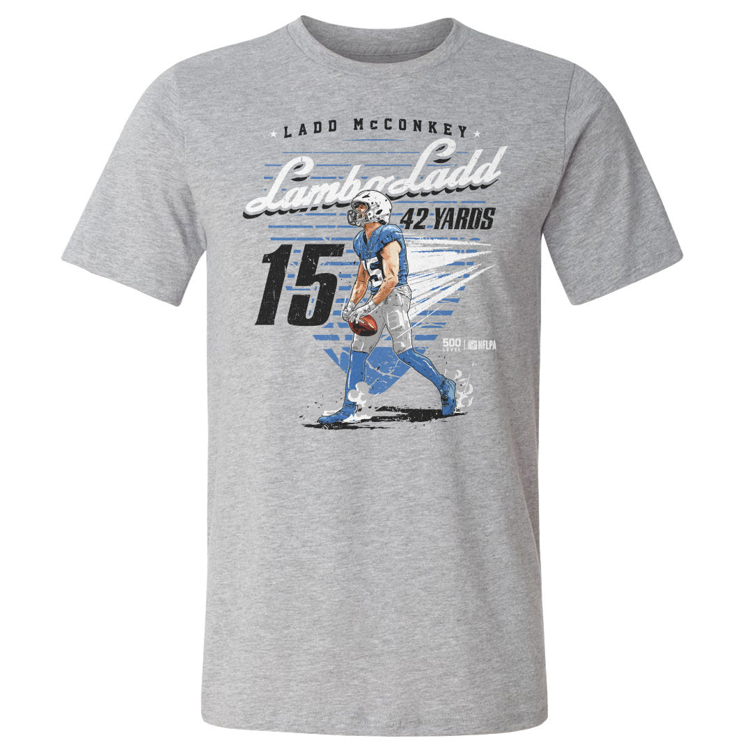 Ladd McConkey Men's Cotton T-Shirt | 500 LEVEL