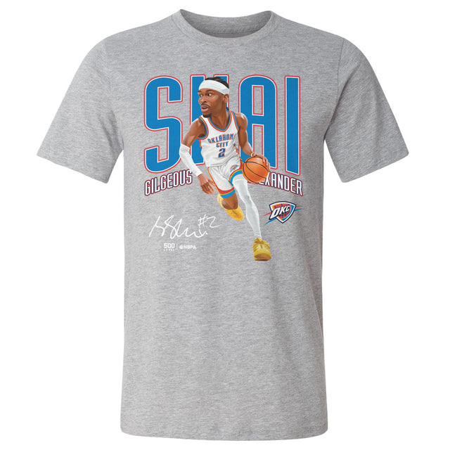 Shai Gilgeous-Alexander Men's Cotton T-Shirt | 500 LEVEL