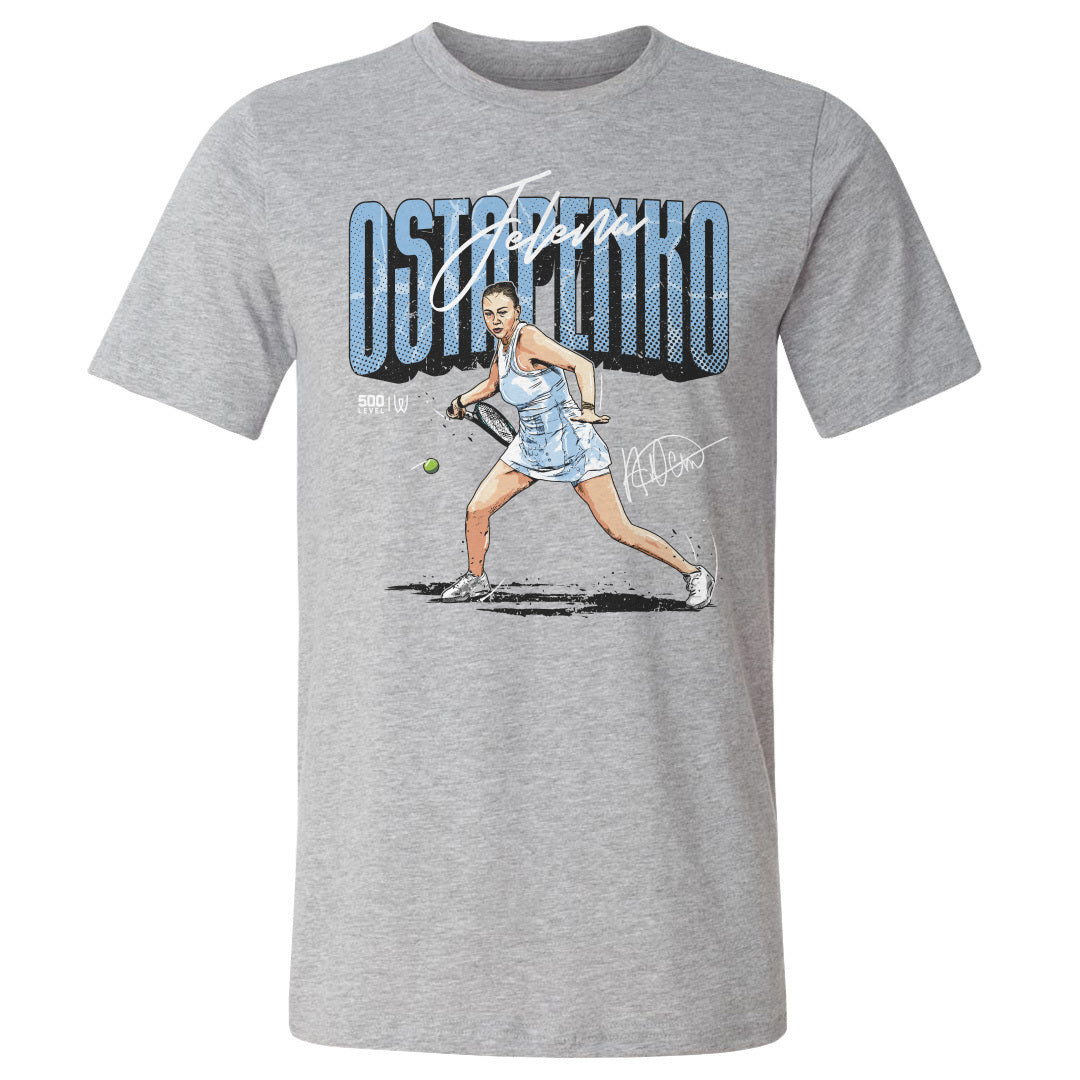 Jelena Ostapenko Men's Cotton T-Shirt | 500 LEVEL