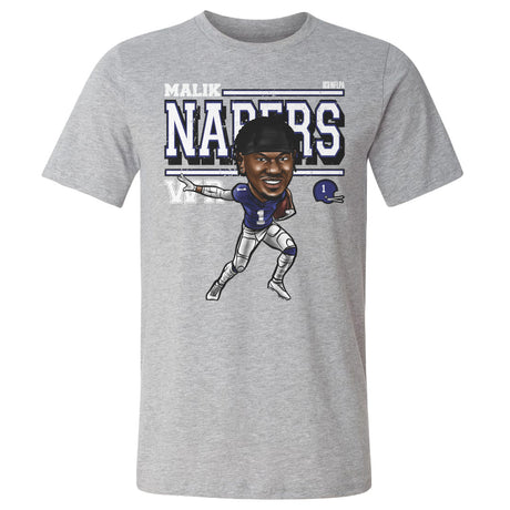 Malik Nabers Men's Cotton T-Shirt | 500 LEVEL