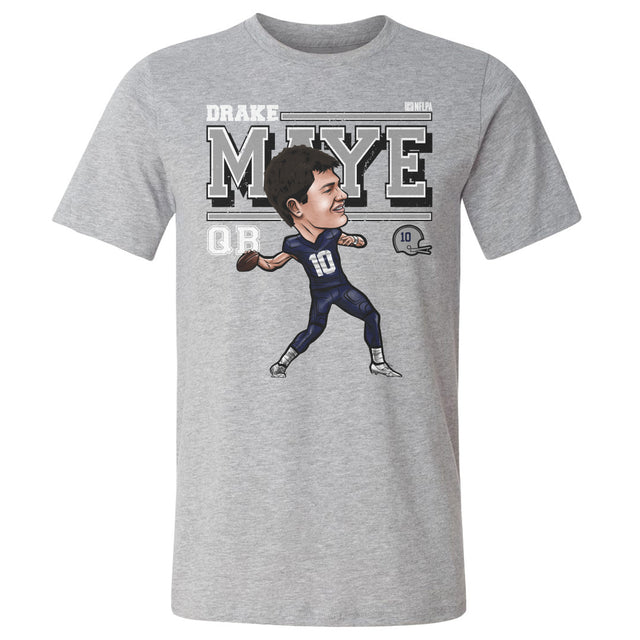 Drake Maye Men's Cotton T-Shirt | 500 LEVEL