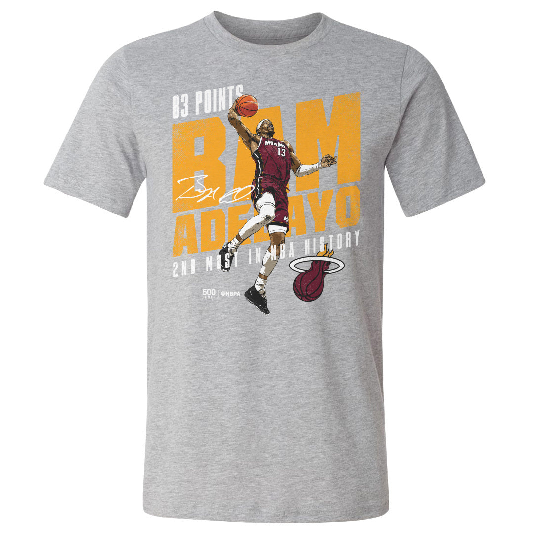 Bam Adebayo Men's Cotton T-Shirt | 500 LEVEL