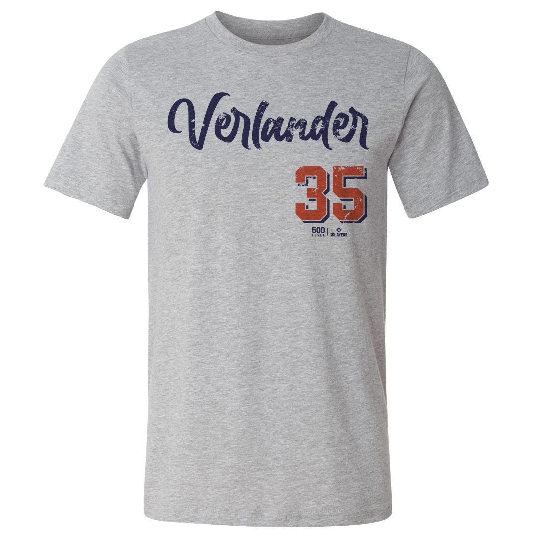 Justin Verlander Men's Cotton T-Shirt | 500 LEVEL