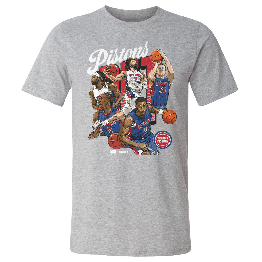 Detroit Pistons Men's Cotton T-Shirt | 500 LEVEL