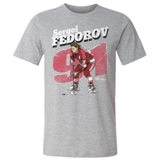Sergei Fedorov Men's Cotton T-Shirt | 500 LEVEL