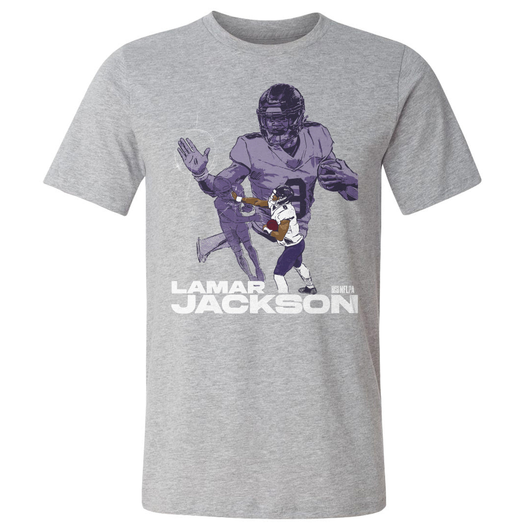 Lamar Jackson Men's Cotton T-Shirt | 500 LEVEL