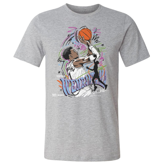 Victor Wembanyama Men's Cotton T-Shirt | 500 LEVEL