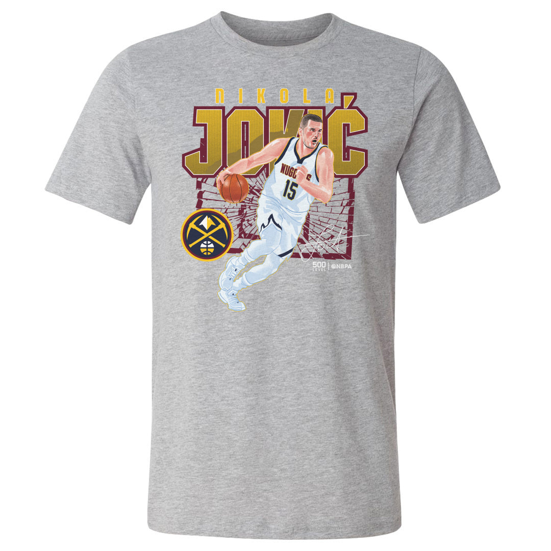 Nikola Jokic Men's Cotton T-Shirt | 500 LEVEL