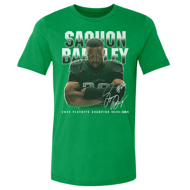 Saquon Barkley Men's Cotton T-Shirt | 500 LEVEL