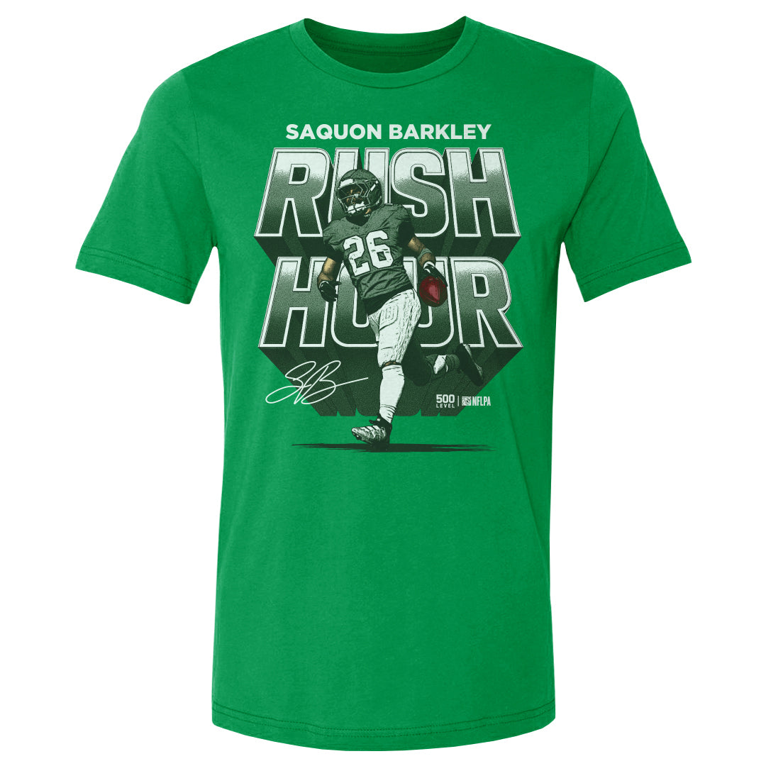 Saquon Barkley Men's Cotton T-Shirt | 500 LEVEL