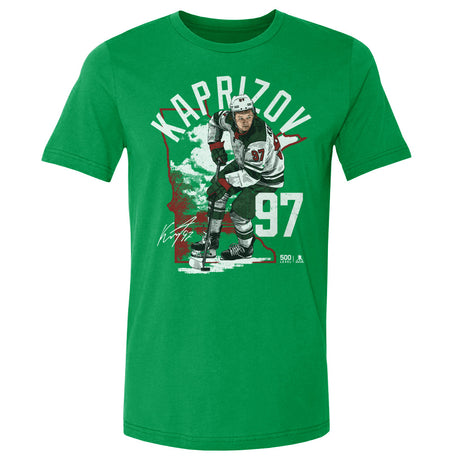 Kirill Kaprizov Men's Cotton T-Shirt | 500 LEVEL