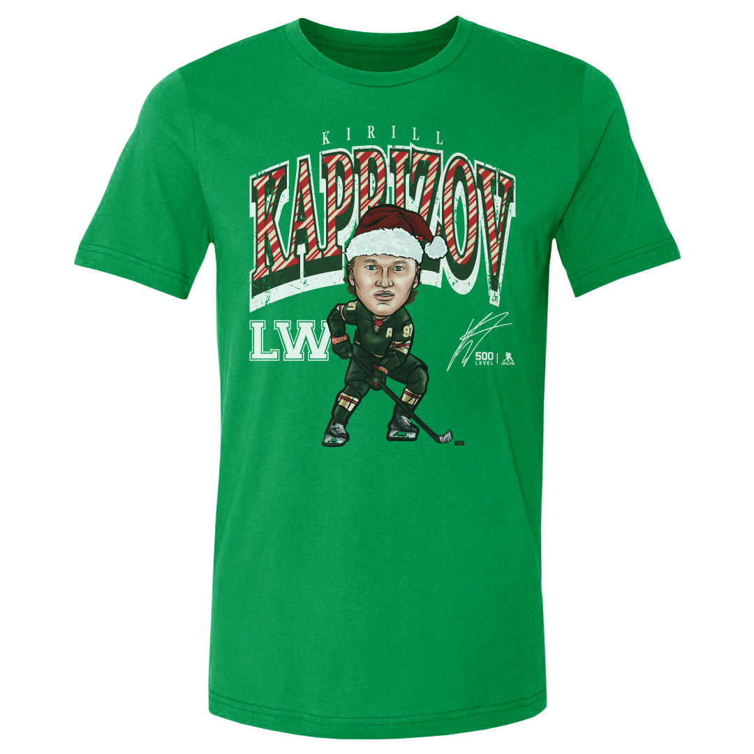 Kirill Kaprizov Men's Cotton T-Shirt | 500 LEVEL
