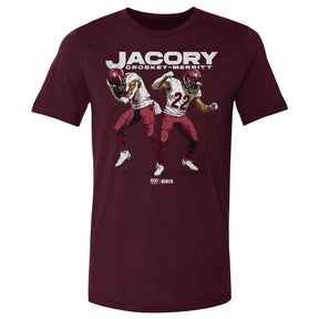 Jacory Croskey-Merritt Men's Cotton T-Shirt | 500 LEVEL