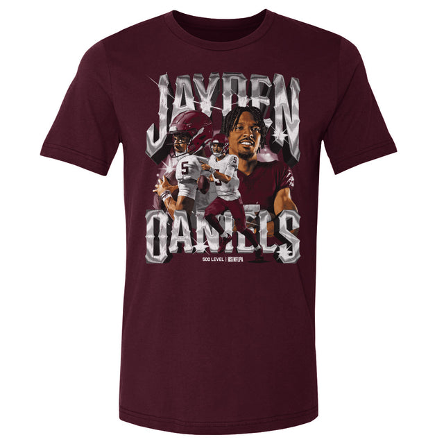 Jayden Daniels Men's Cotton T-Shirt | 500 LEVEL