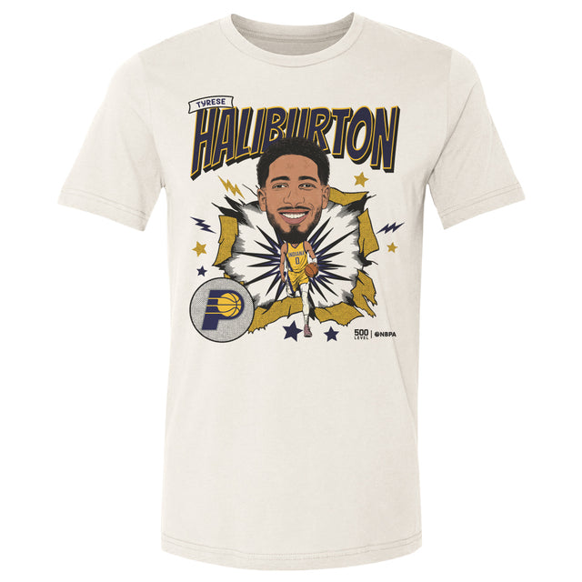 Tyrese Haliburton Men's Cotton T-Shirt | 500 LEVEL