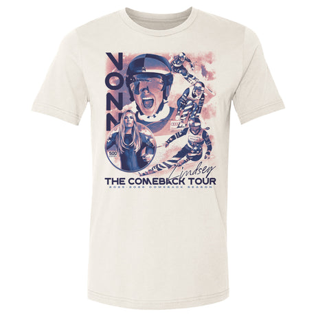 Lindsey Vonn Men's Cotton T-Shirt | 500 LEVEL