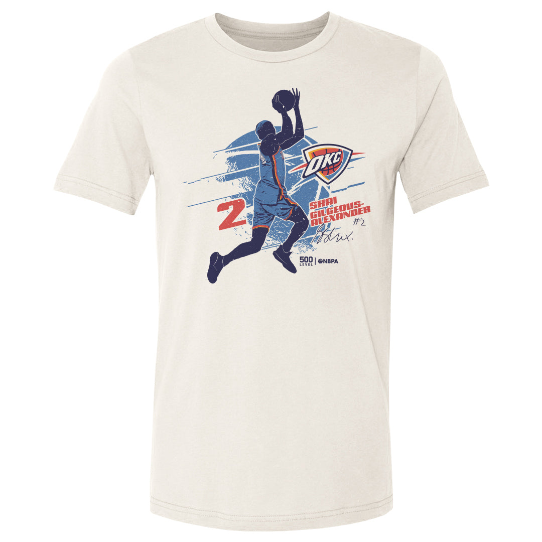 Shai Gilgeous-Alexander Men's Cotton T-Shirt | 500 LEVEL