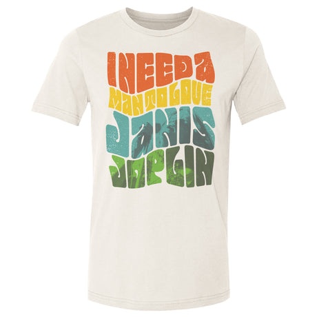 Janis Joplin Men's Cotton T-Shirt | 500 LEVEL