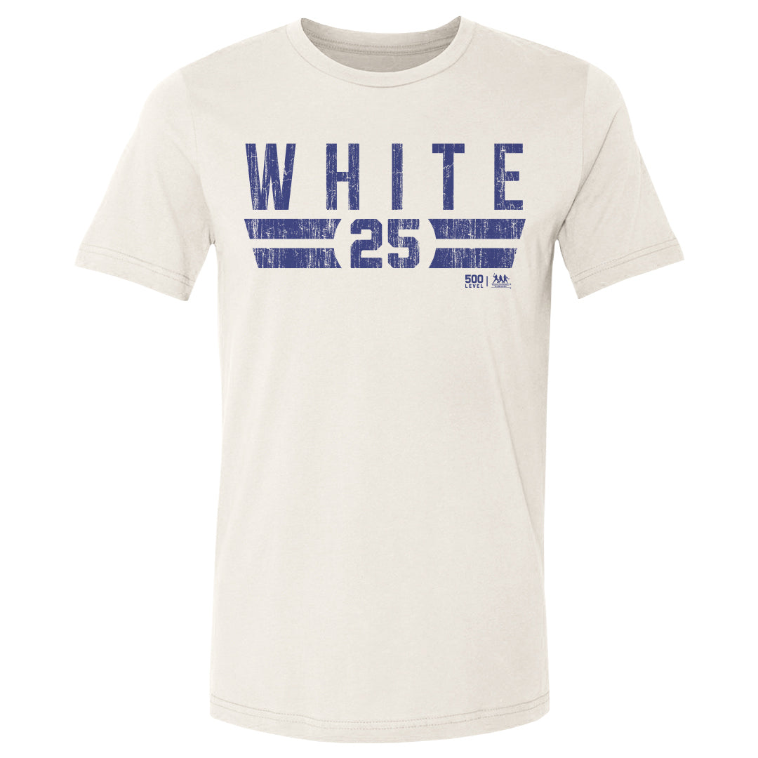 Devon White Men's Cotton T-Shirt | 500 LEVEL