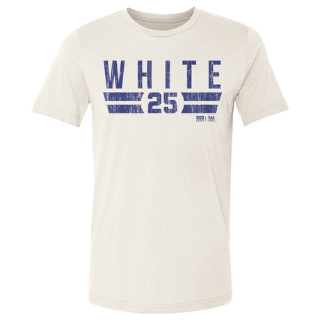 Devon White Men's Cotton T-Shirt | 500 LEVEL