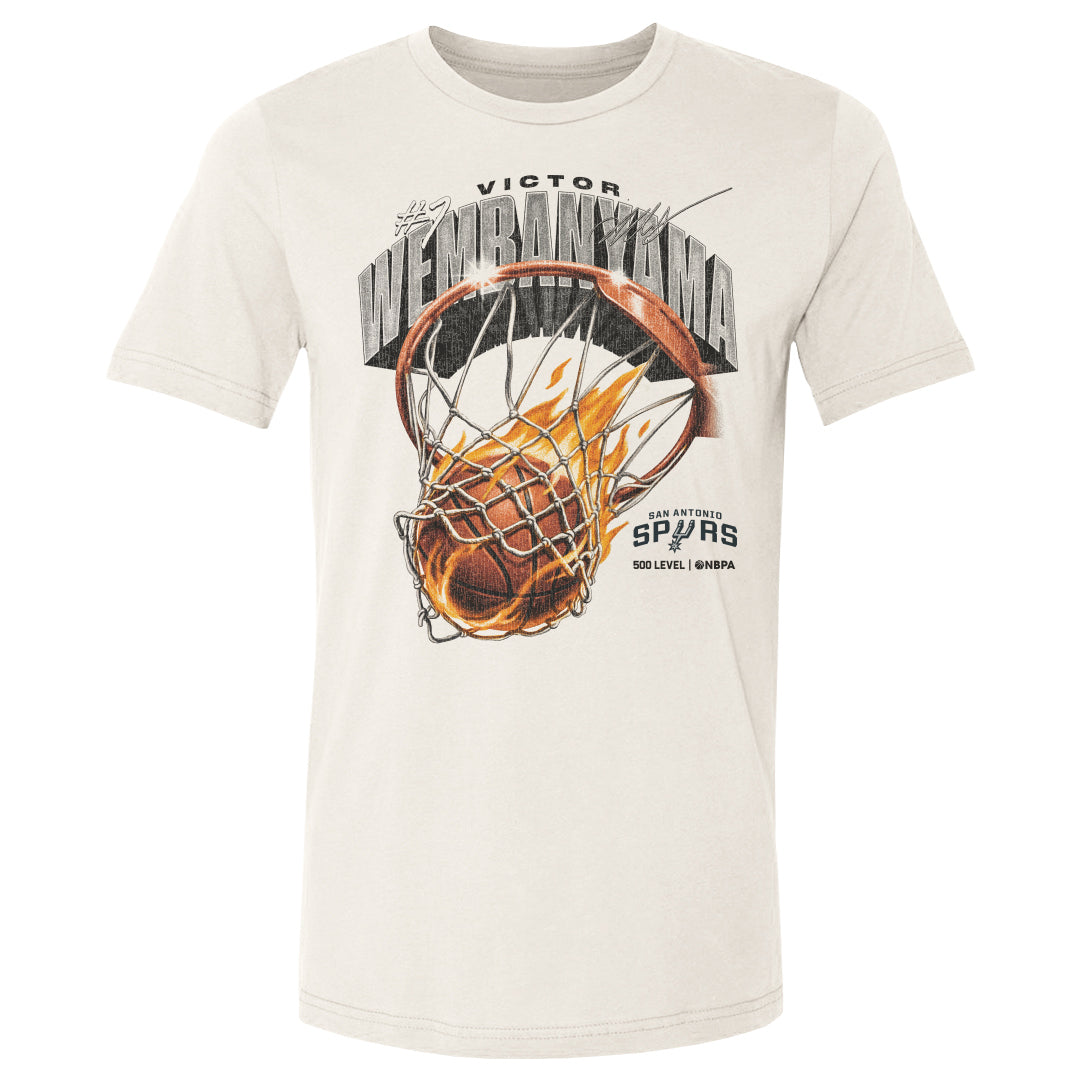 Victor Wembanyama Men's Heavyweight T-Shirt | 500 LEVEL