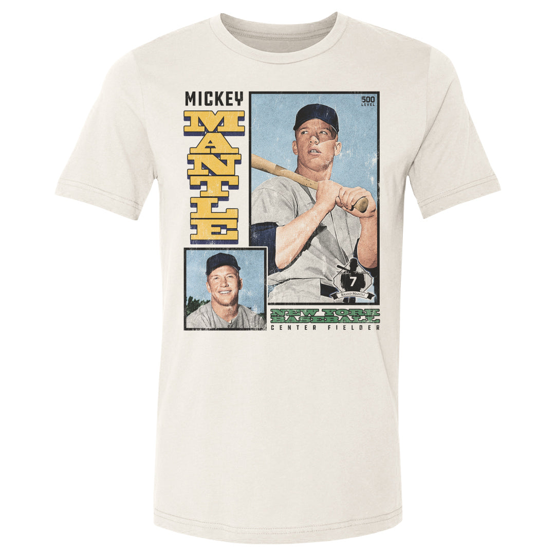 Mickey Mantle Men's Cotton T-Shirt | 500 LEVEL