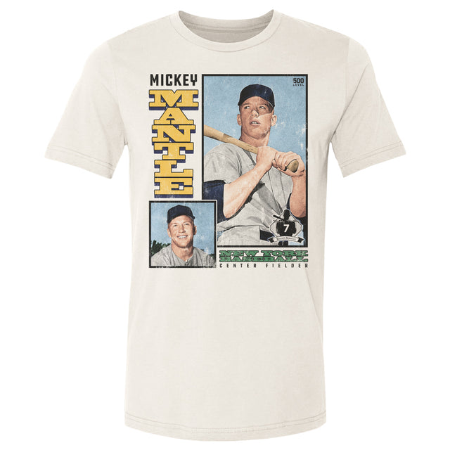 Mickey Mantle Men's Cotton T-Shirt | 500 LEVEL