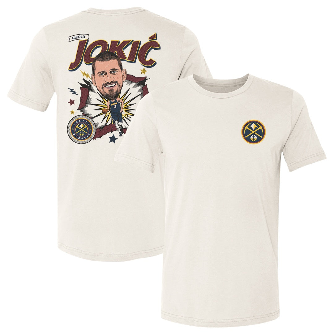 Nikola Jokic Men's Cotton T-Shirt | 500 LEVEL