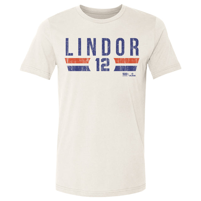 Francisco Lindor Men's Cotton T-Shirt | 500 LEVEL