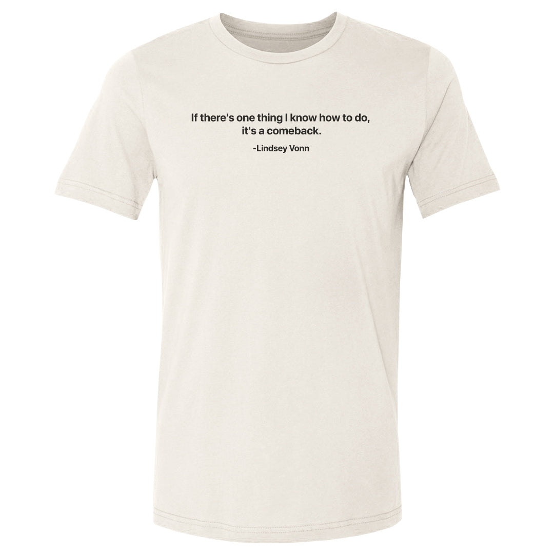 Lindsey Vonn Men's Cotton T-Shirt | 500 LEVEL