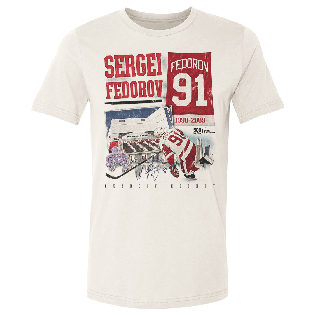 Sergei Fedorov Men's Cotton T-Shirt | 500 LEVEL