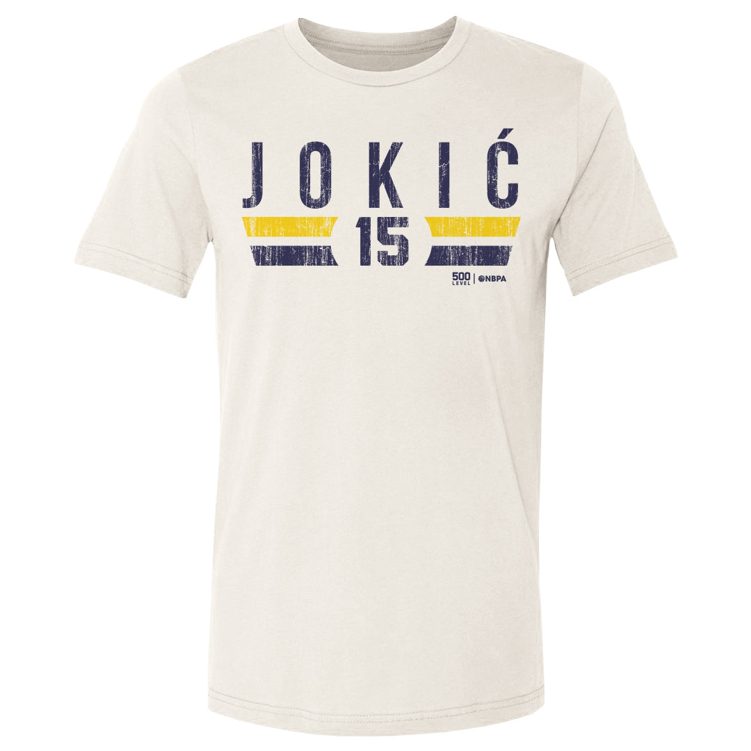 Nikola Jokic Men's Cotton T-Shirt | 500 LEVEL