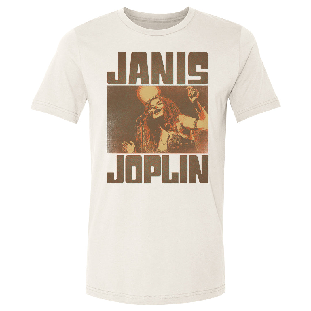 Janis Joplin Men's Cotton T-Shirt | 500 LEVEL
